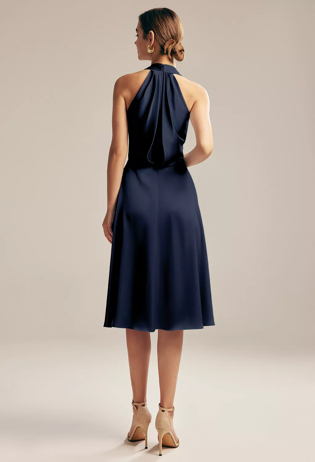 AW Mercy Dark Navy  Beach Wedding Guest Dresses